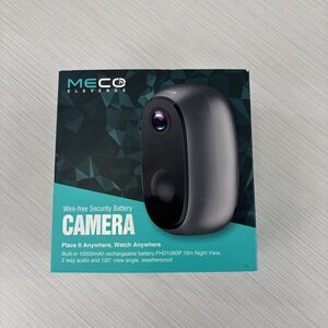 MECO Wireless Security Camera | 1080P HD,Night Vision, 2-Way Audio, Weatherproof